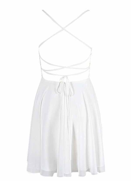 AZ Occasions Mini Embroidered Lace and Chiffon Skirt Dress AZ Occasions Mini Embroidered Lace and Chiffon Skirt Dress