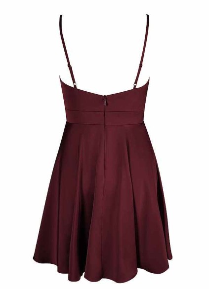 AZ Occasions Mini Stretch Satin Dress AZ Occasions Mini Stretch Satin Dress