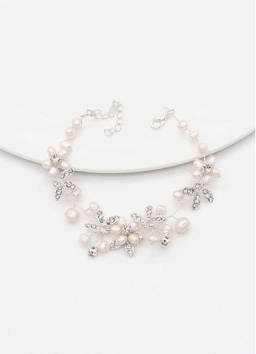 Spring Pearl Cluster Bracelet