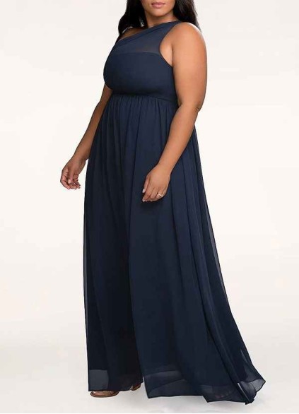 AZ Occasions Magical Day Dark Navy Chiffon Maxi Dress AZ Occasions Magical Day Dark Navy Chiffon Maxi Dress