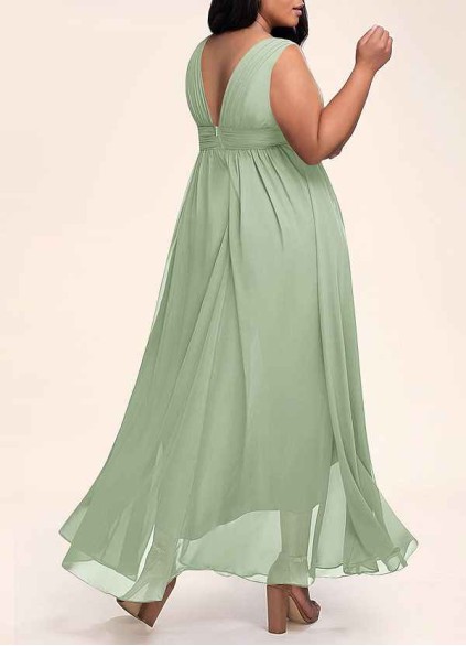 AZ Occasions Dancing Queen Dusty Sage Chiffon Maxi Dress AZ Occasions Dancing Queen Dusty Sage Chiffon Maxi Dress