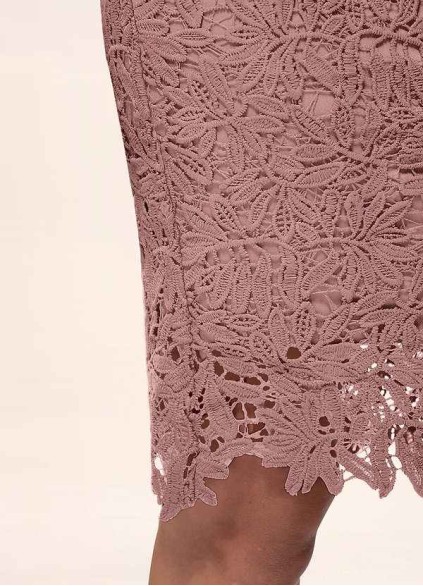 AZ Occasions Heavenly Kiss Dusty Rose Lace Bodycon Short Dress AZ Occasions Heavenly Kiss Dusty Rose Lace Bodycon Short Dress