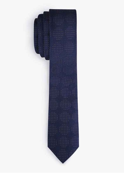 Stylized Pin Dot Skinny Tie Stylized Pin Dot Skinny Tie