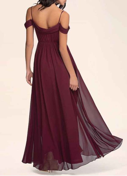 AZ Occasions Philosophy Of Love Cabernet Chiffon Maxi Dress AZ Occasions Philosophy Of Love Cabernet Chiffon Maxi Dress