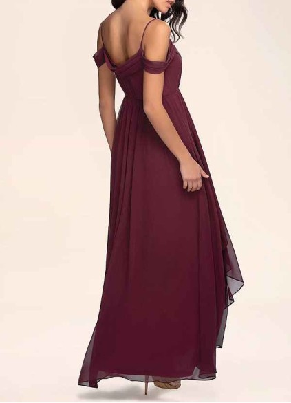 AZ Occasions Philosophy Of Love Cabernet Chiffon Maxi Dress AZ Occasions Philosophy Of Love Cabernet Chiffon Maxi Dress