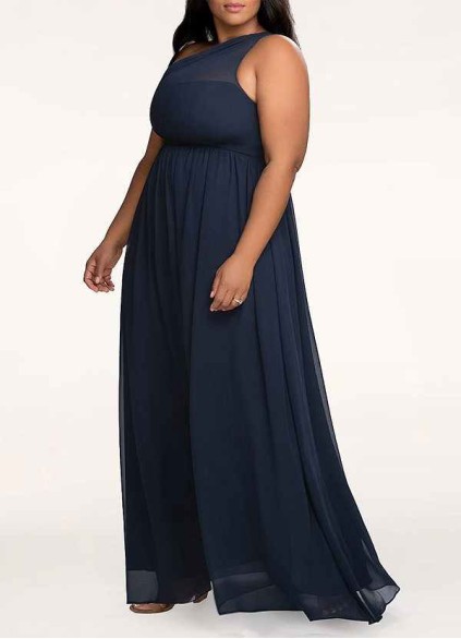 AZ Occasions Magical Day Dark Navy Chiffon Maxi Dress AZ Occasions Magical Day Dark Navy Chiffon Maxi Dress
