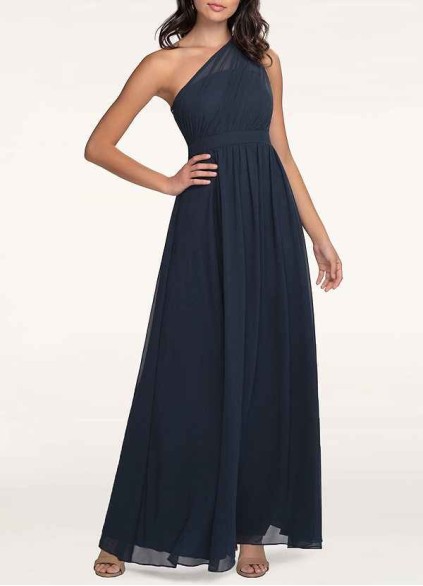 AZ Occasions Magical Day Dark Navy Chiffon Maxi Dress AZ Occasions Magical Day Dark Navy Chiffon Maxi Dress