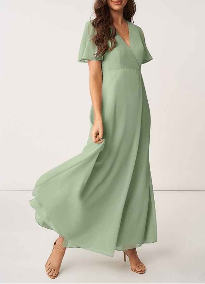 AZ Occasions Chiffon Wrap Maxi Dress AZ Occasions Chiffon Wrap Maxi Dress