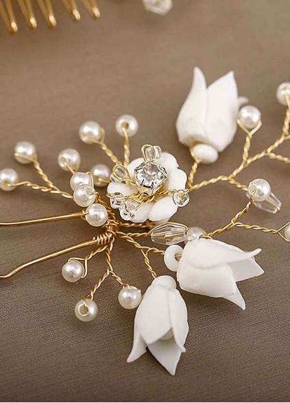 Rosebud And Pearl Hairpin Rosebud And Pearl Hairpin