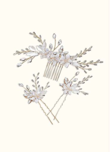 Romantic Floral Haircombs